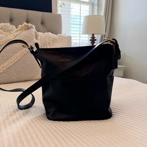 Coach Vintage Navy Leather Soho Rivington 4141 Shoulder Hobo Bag With Hang Tag